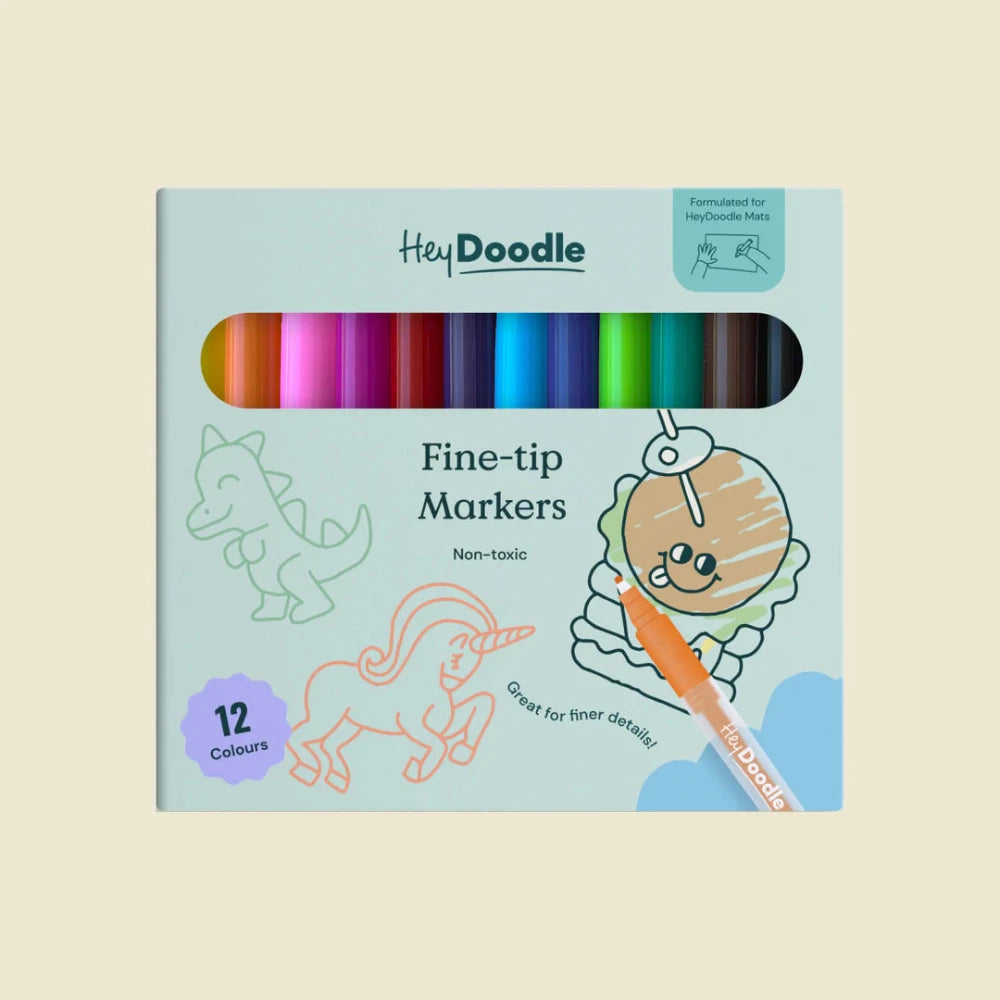 HEY DOODLE FINE TIP MARKERS