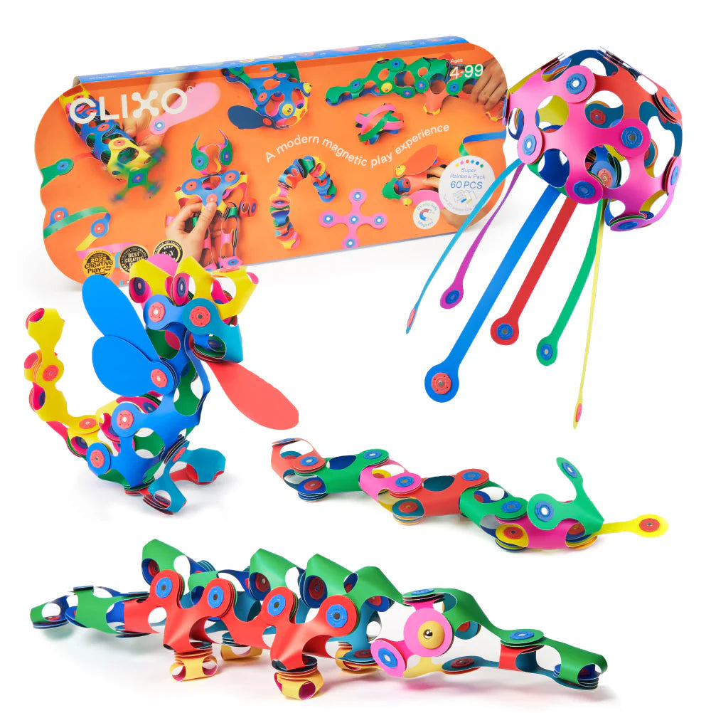 CLIXO 60PC SUPER RAINBOW PACK