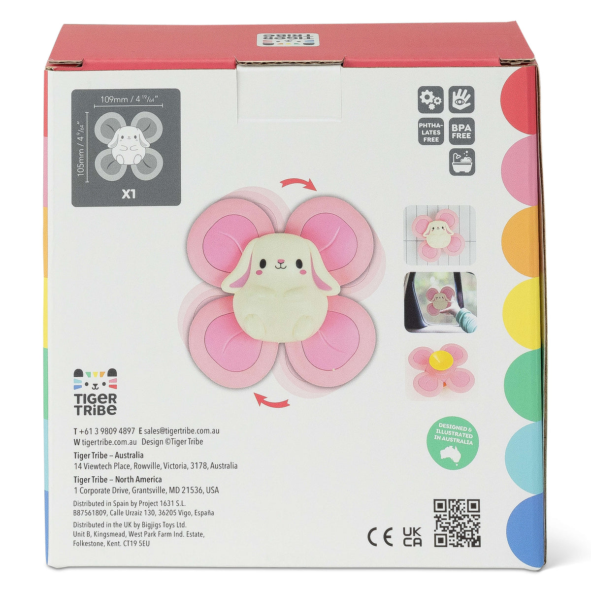 TIGER TRIBE SENSORY SPINNER BUNNY
