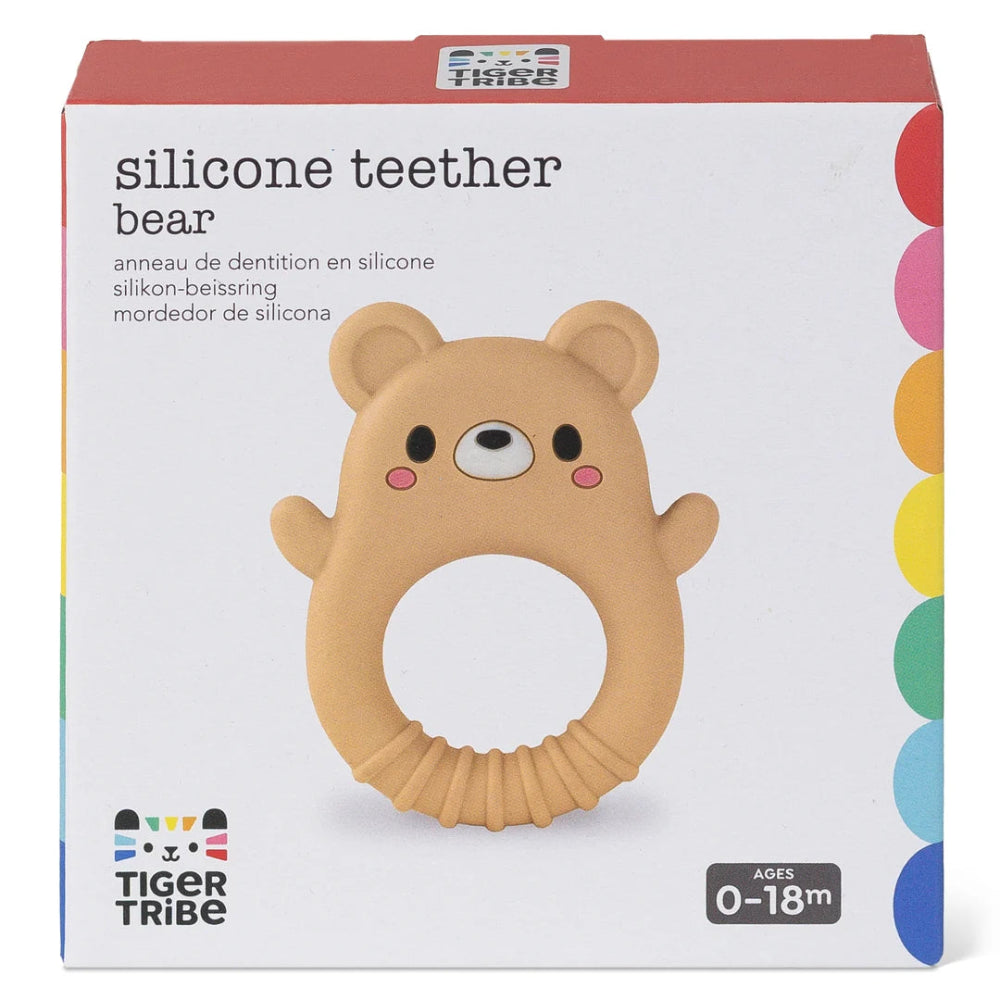 TIGER TRIBE SILICONE TEETHER BEAR