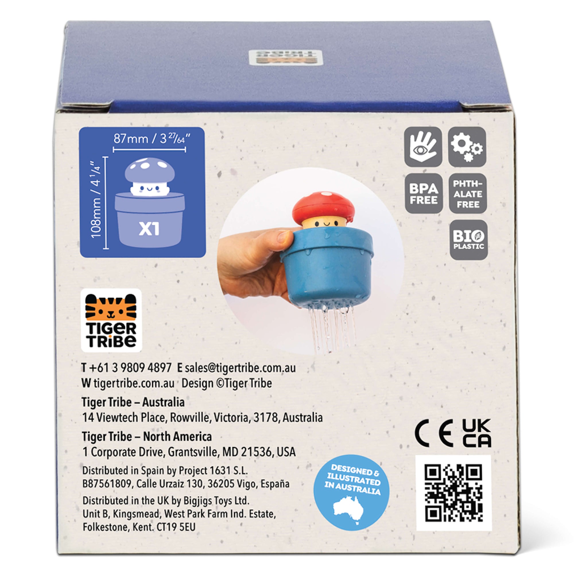 TIGER TRIBE BATH POP UP MUSHROOM
