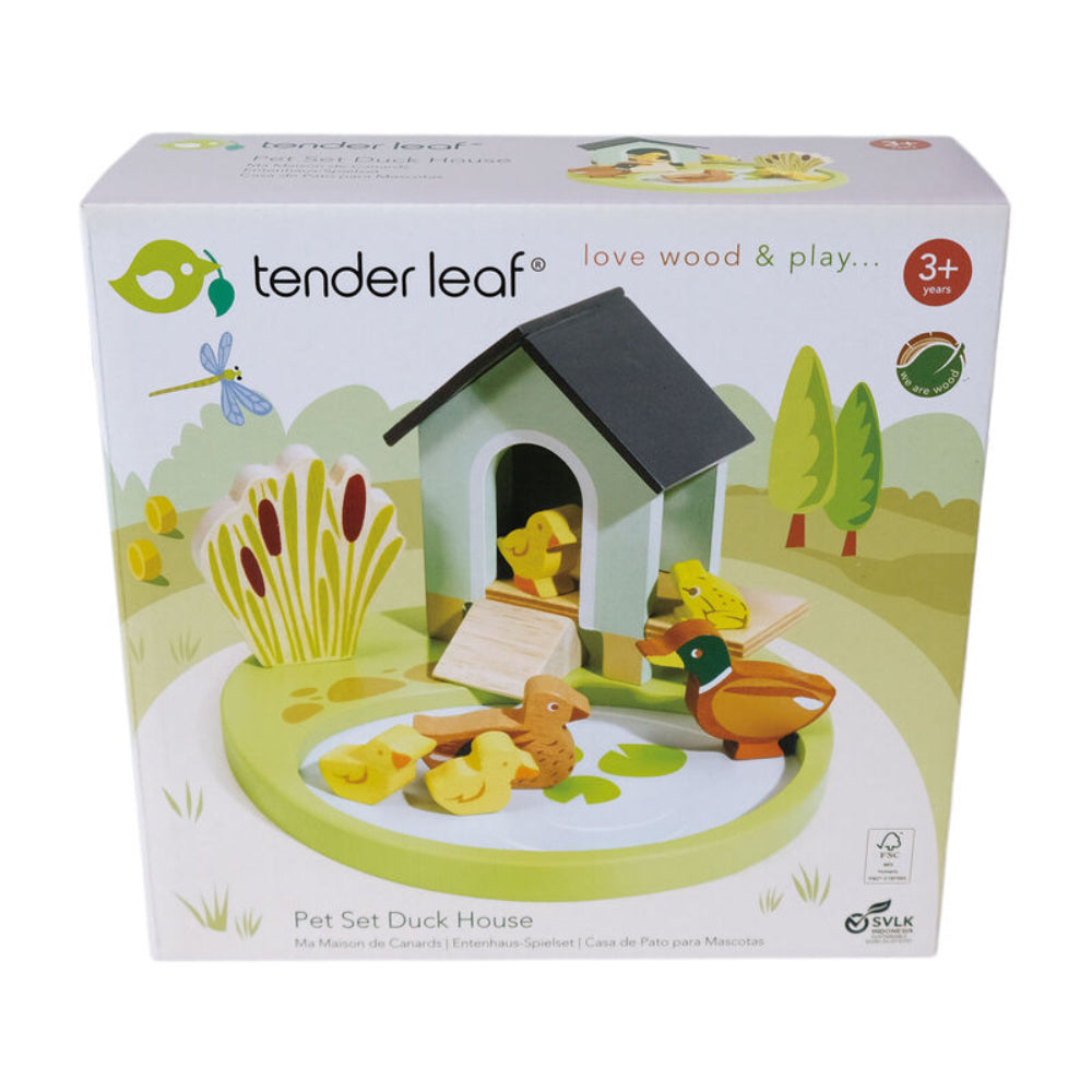TENDER LEAF DUCK HOUSE PET SET