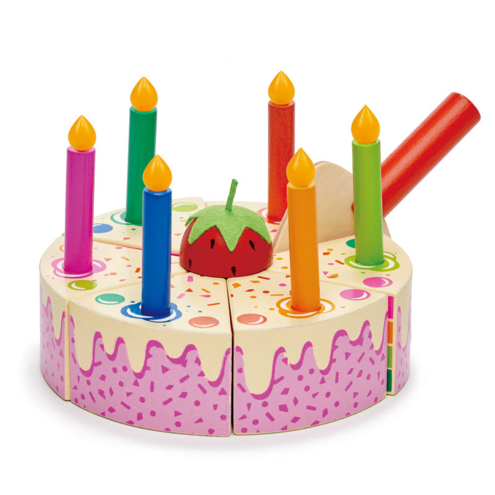 TENDER LEAF RAINBOW BIRTHDAY CAKE