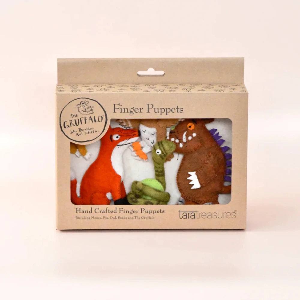 TARA TREASURES THE GRUFFALO FINGER PUPPETS SET