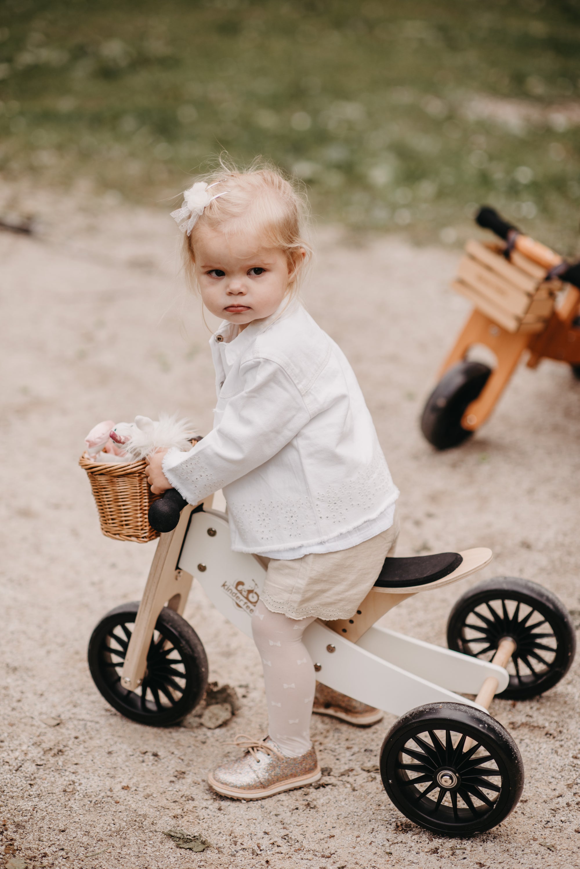 KINDERFEETS TINY TOT PLUS TRIKE 2 IN 1 WHITE