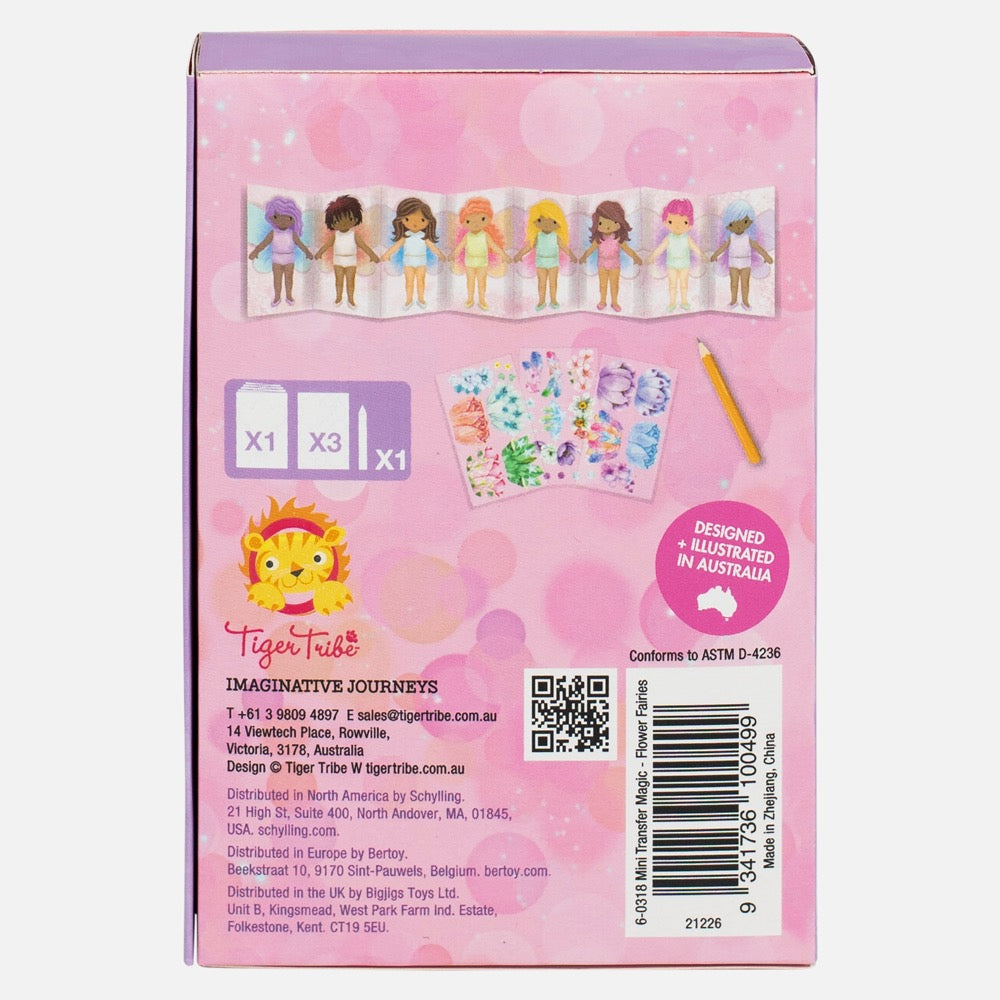 TIGER TRIBE FLOWER FAIRIES TRANSFER MAGIC