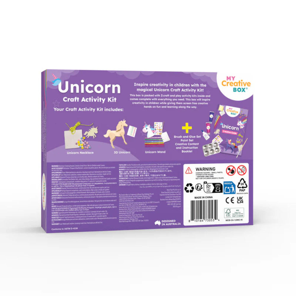 MY CREATIVE BOX UNICORN CRAFT MINI ACTIVITY KIT