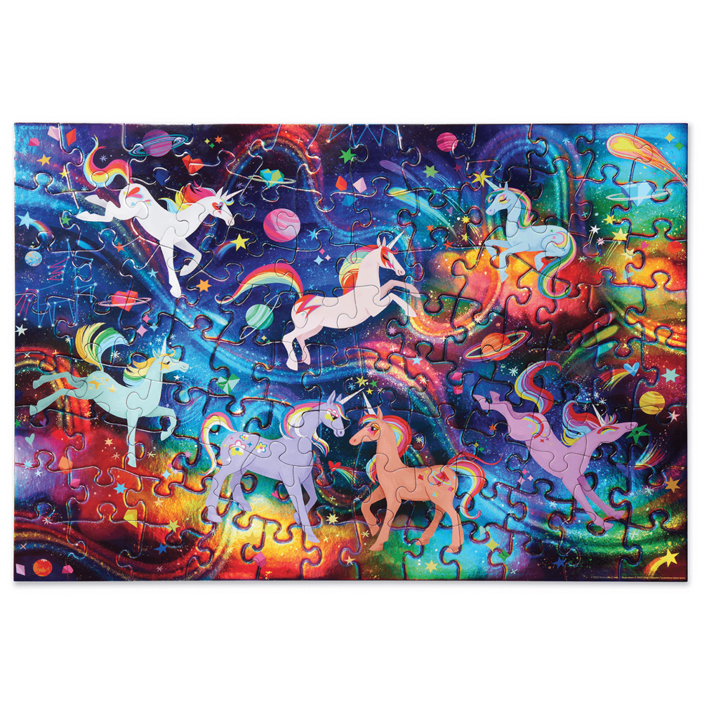 CROCODILE CREEK HOLOGRAPHIC PUZZLE UNICORN GALAXY 100 PIECE