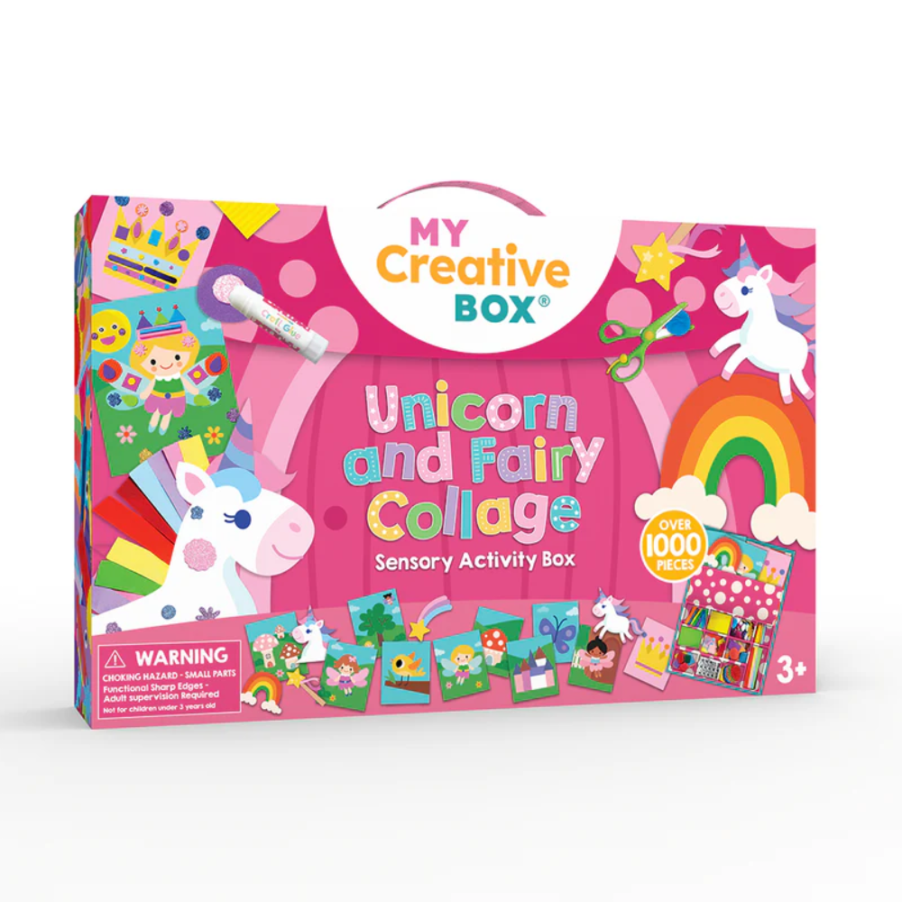 MY CREATIVE BOX UNICORN AND FAIRY COLLAGE SENSORY ACTIVITY BOX