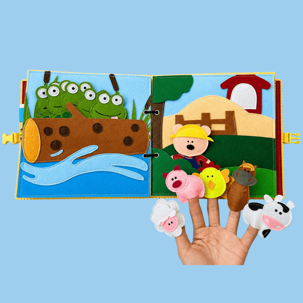 WONDERTIVITY LITTLE LAMB 8 PAGE EDITION BUSY BOOK