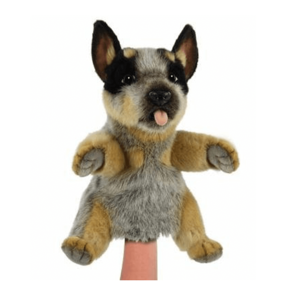 HANSA PUPPET DOG BLUE HEELER