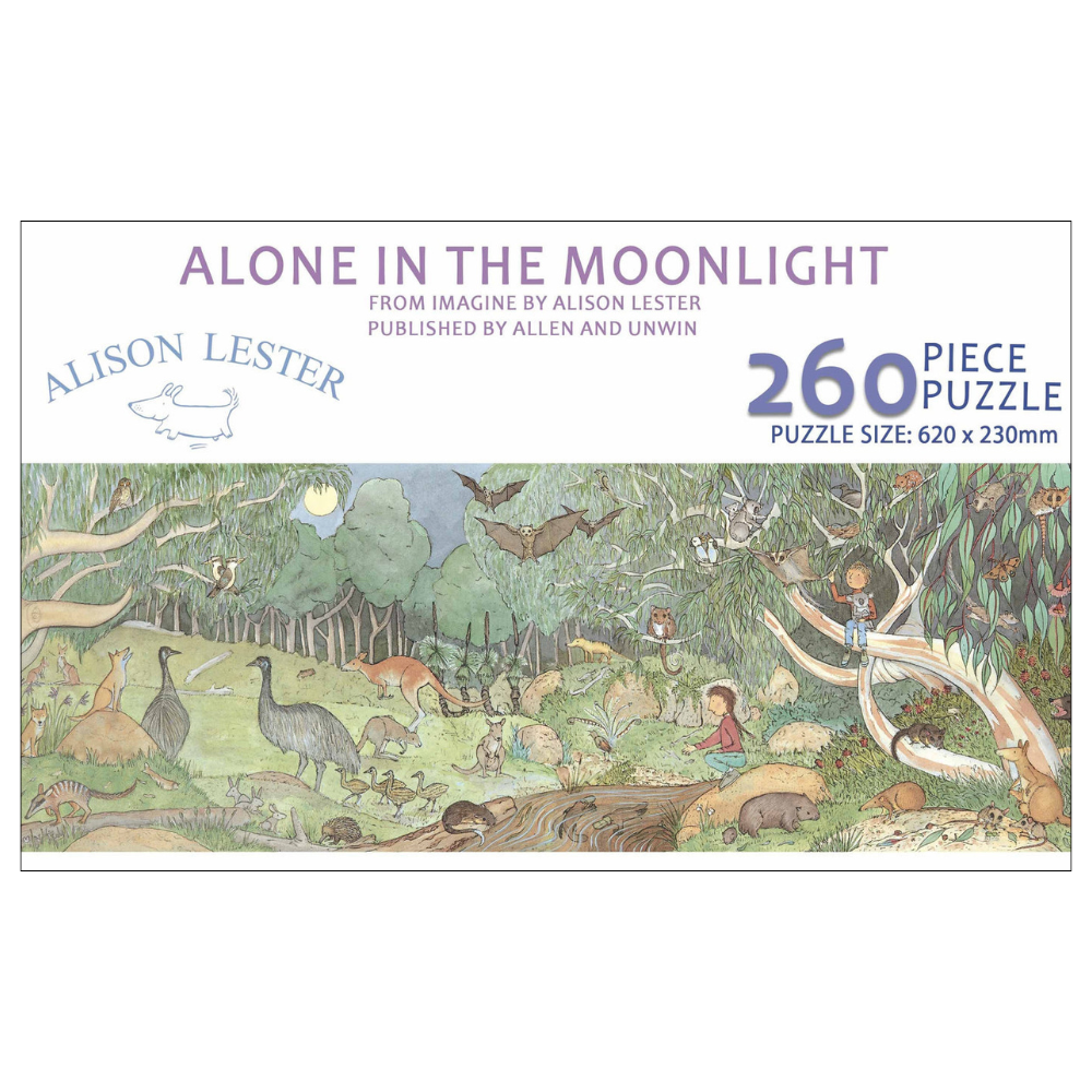 ALISON LESTER ALONE IN THE MOONLIGHT 260PC PUZZLE