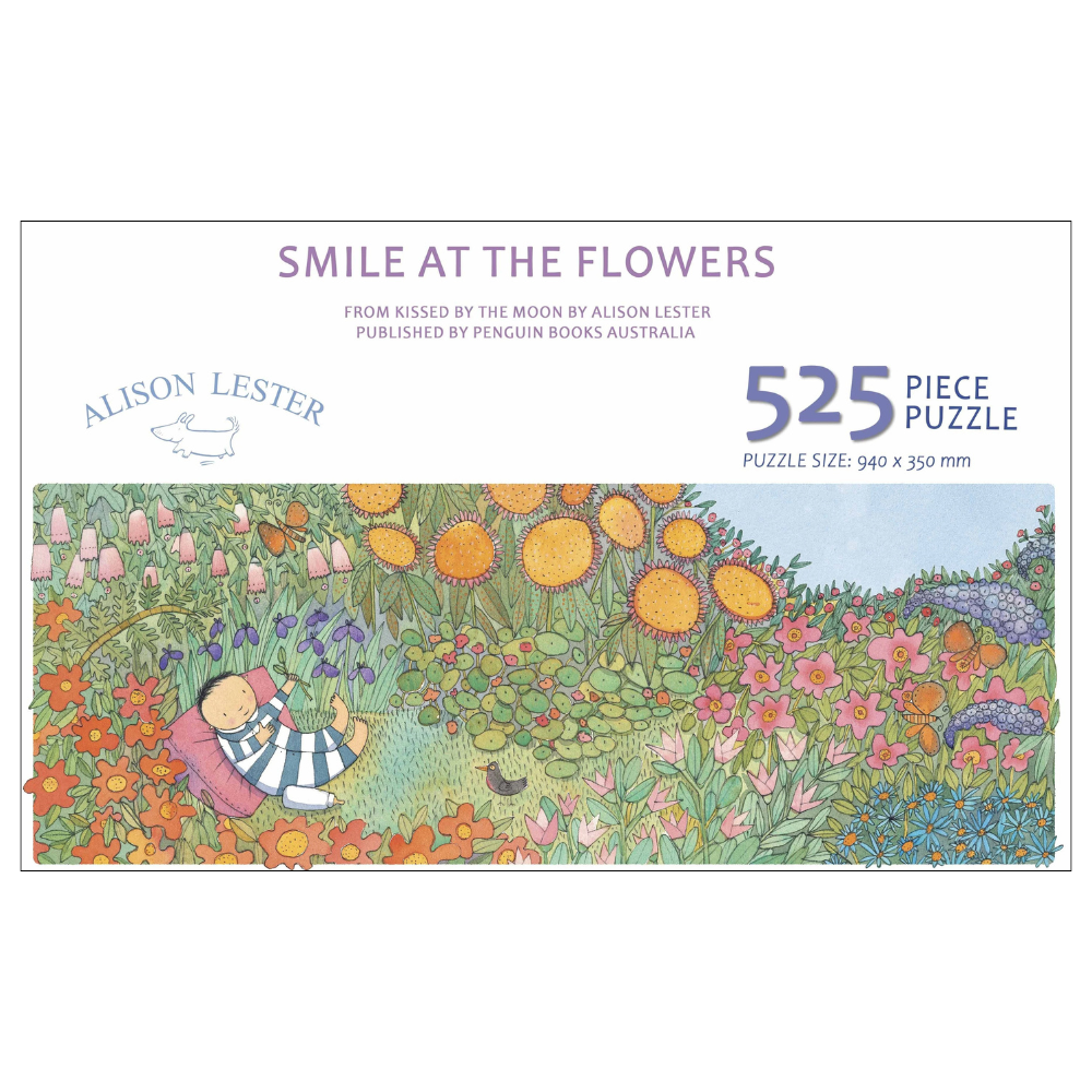 ALISON LESTER SMILE AT THE FLOWERS 525PC PUZZLE