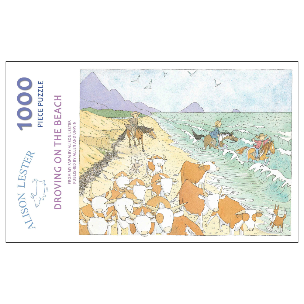 ALISON LESTER DROVING ON THE BEACH 1000PC PUZZLE