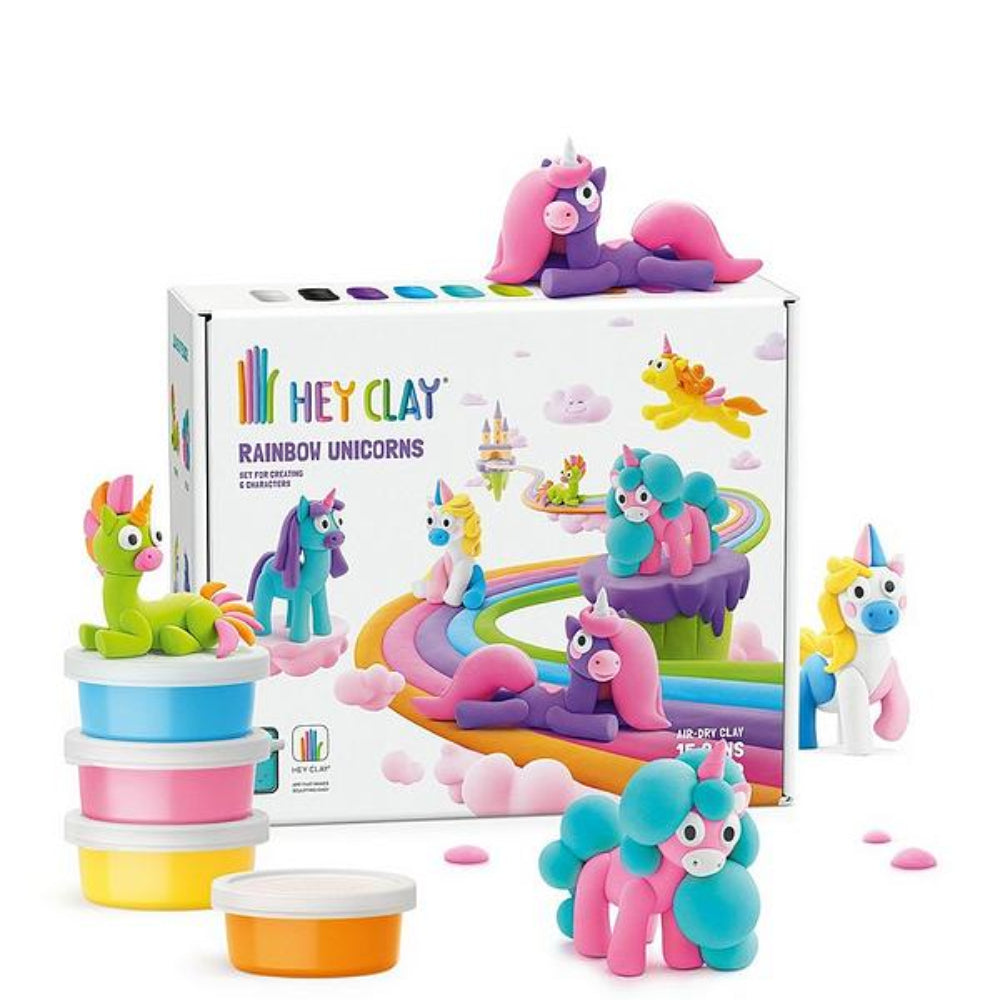 HEY CLAY RAINBOW UNICORNS