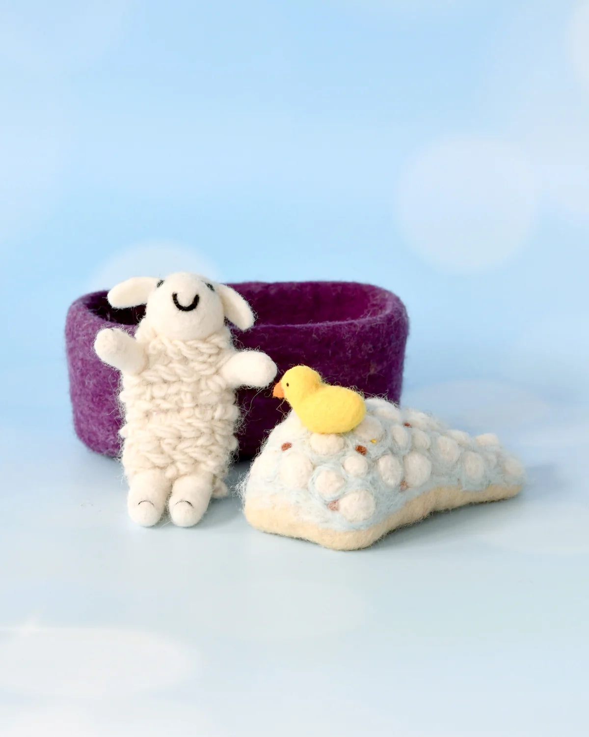 TARA TREASURES FELT WHERE IS THE GREEN SHEEP BATH SHEEP PLAY SET