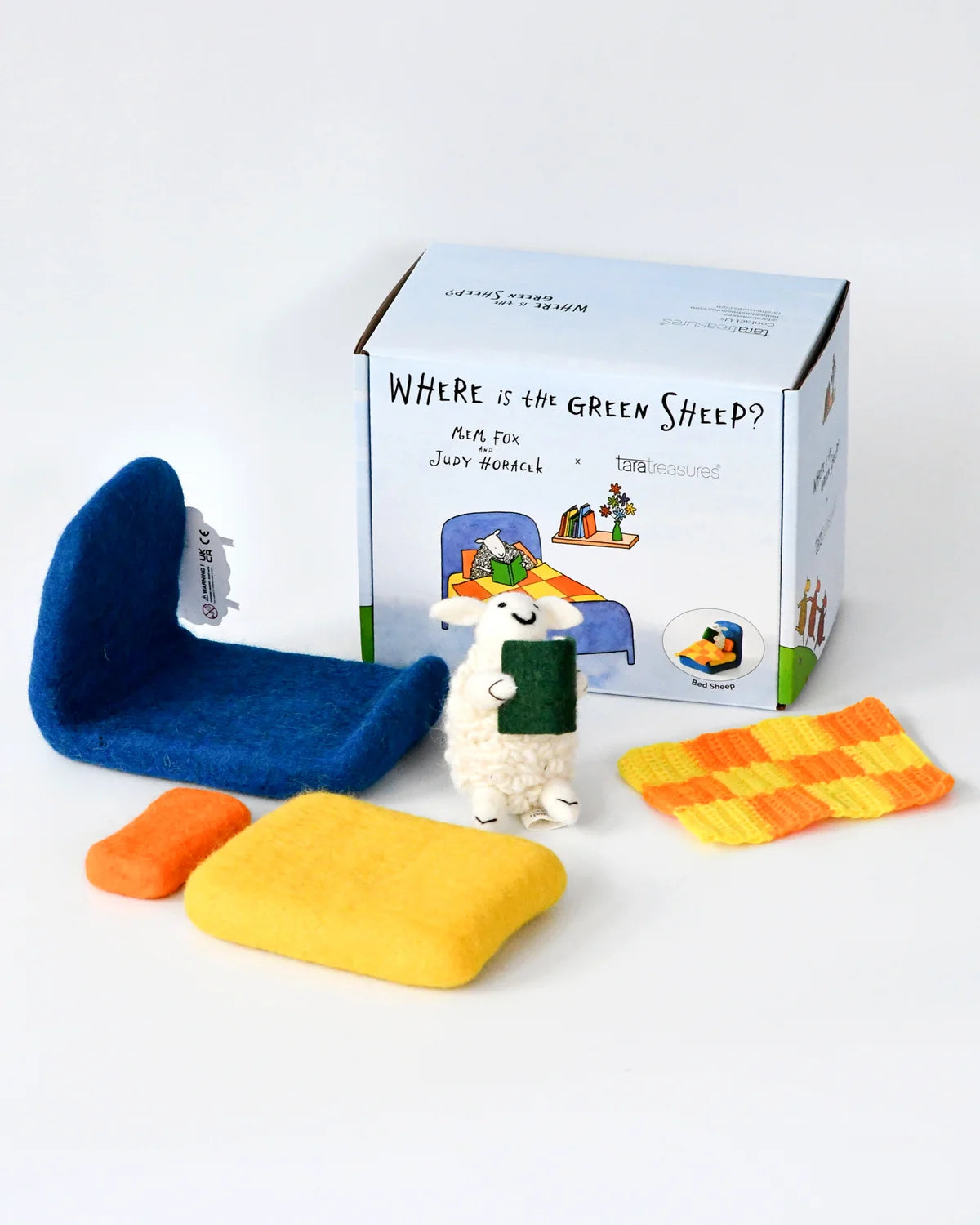 TARA TREASURES FELT WHERE IS THE GREEN SHEEP BED SHEEP PLAY SET