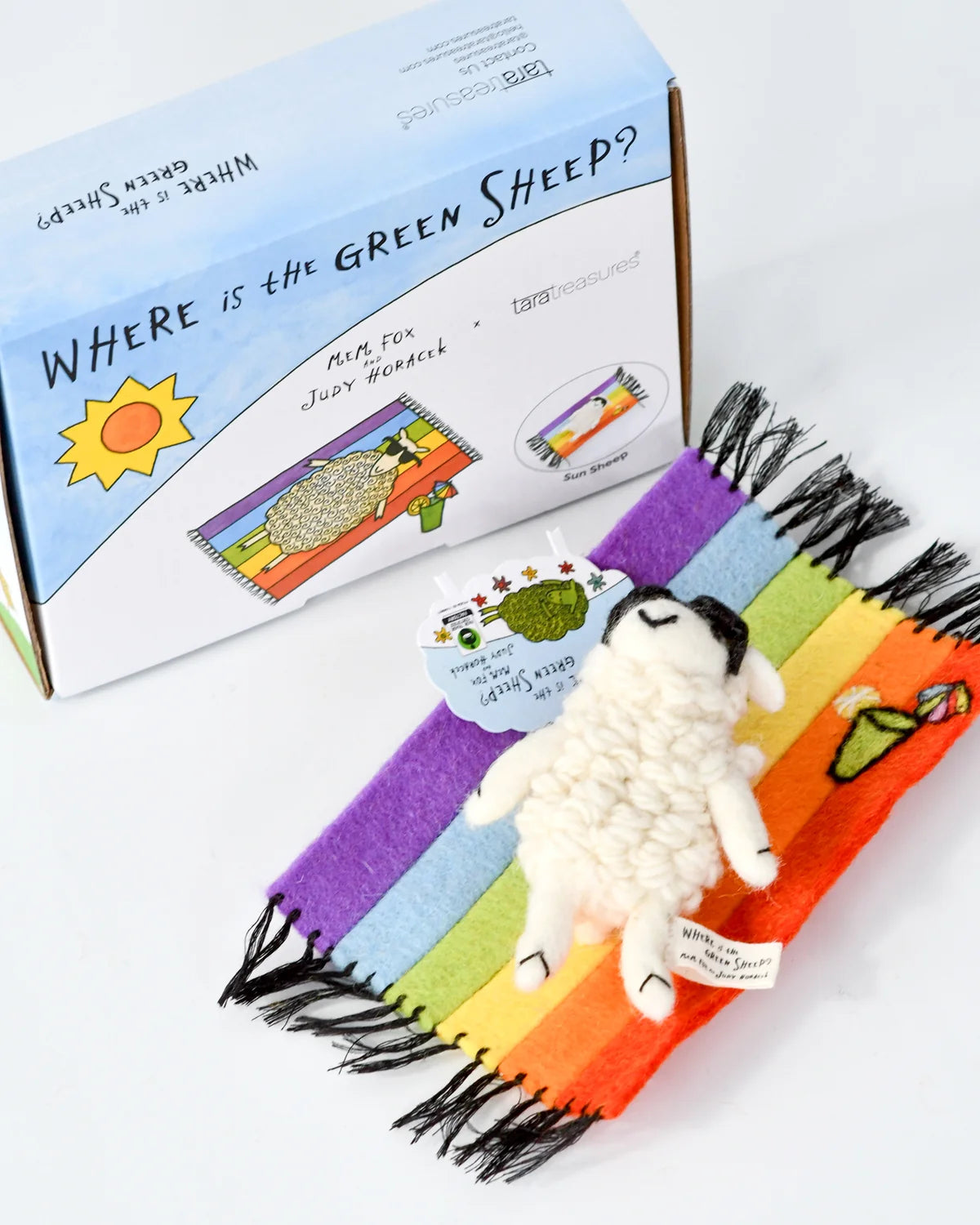 TARA TREASURES FELT WHERE IS THE GREEN SHEEP SUN SHEEP PLAY SET