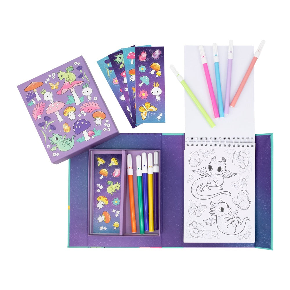 TIGER TRIBE MYSTICAL FOREST COLOURING SET