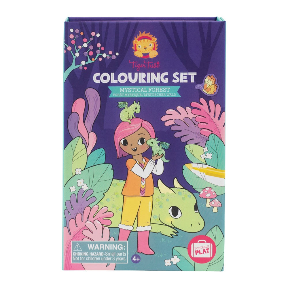TIGER TRIBE MYSTICAL FOREST COLOURING SET