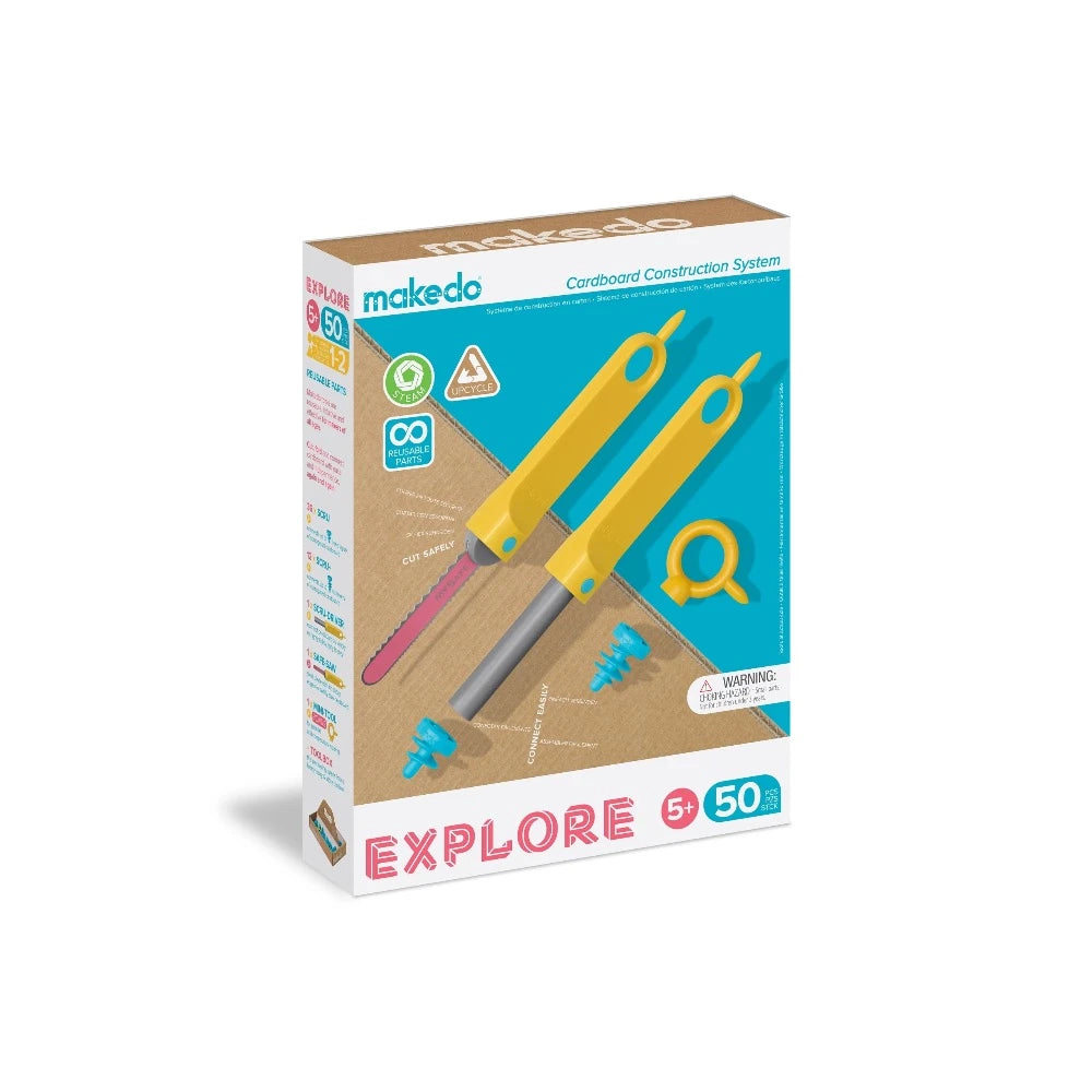 MAKEDO EXPLORE - UPCYCLED CARDBOARD CONSTRUCTION KIT
