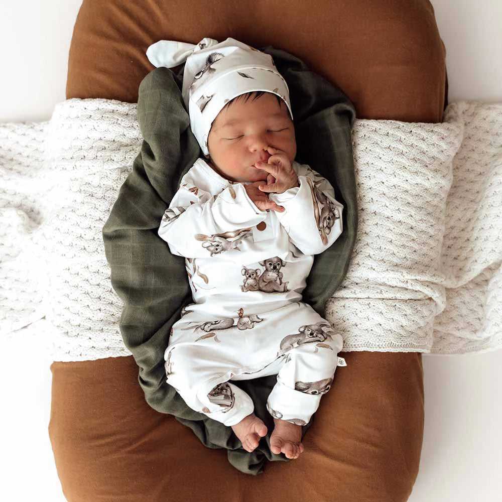 KOALA ORGANIC GROWSUIT 0-3 MONTHS
