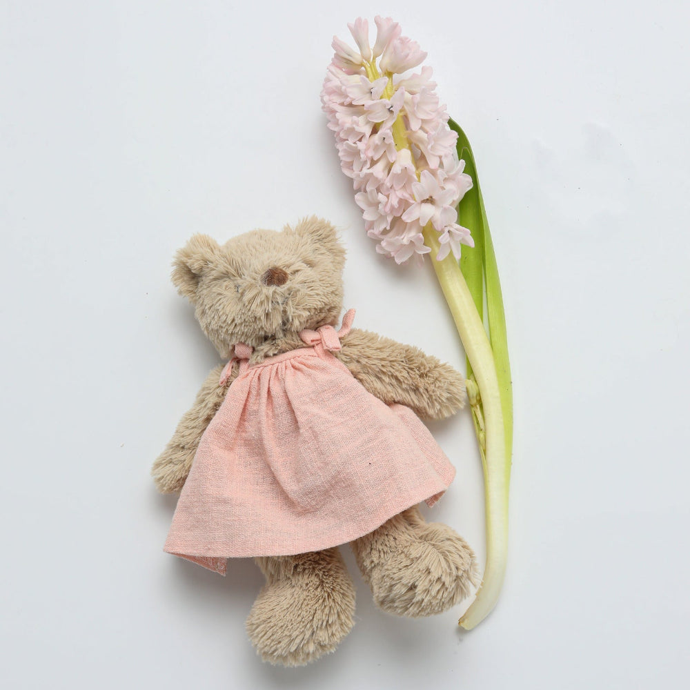 NANA HUCHY BABY HONEY BEAR PINK DRESS
