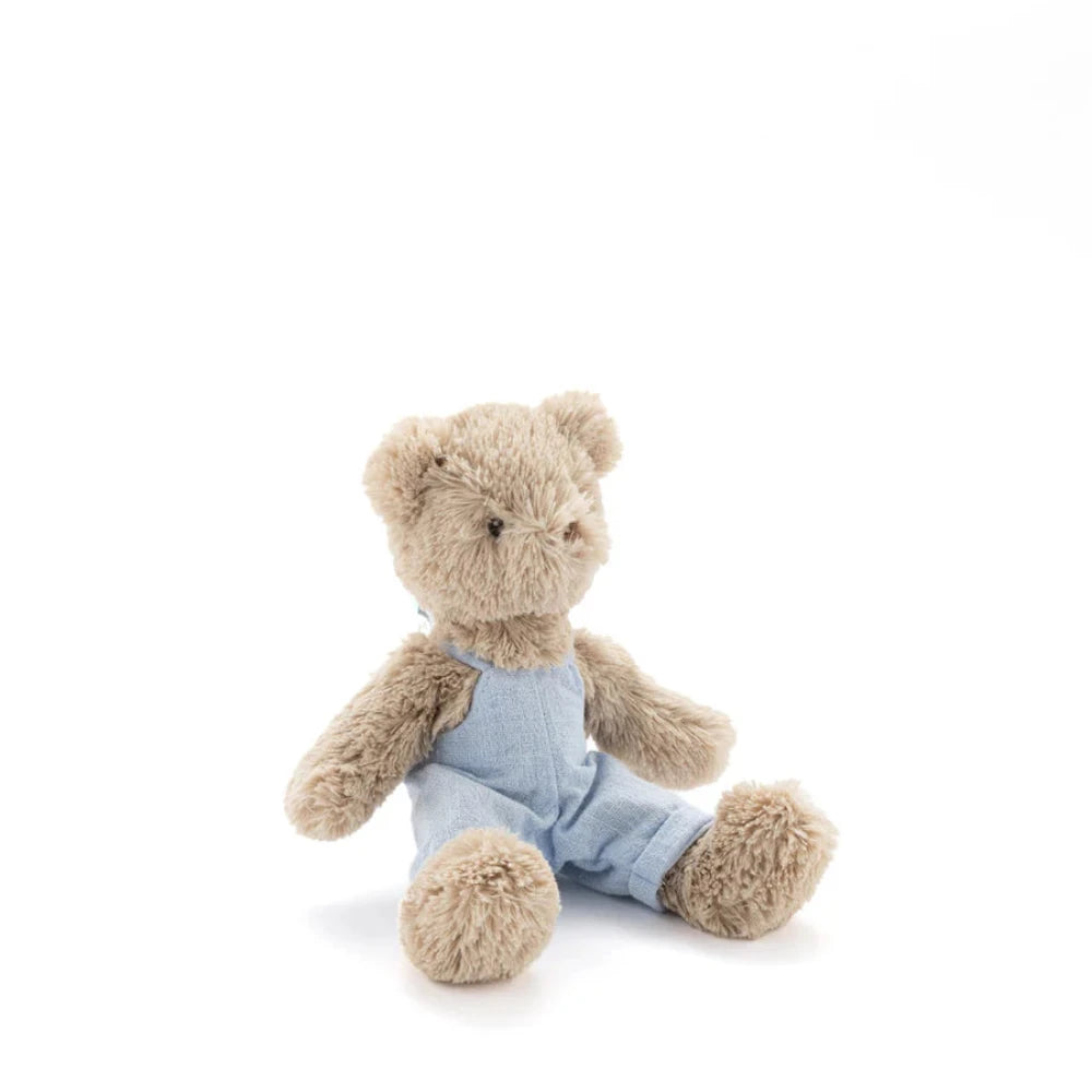 NANA HUCHY BABY HONEY BEAR BLUE OVERALLS