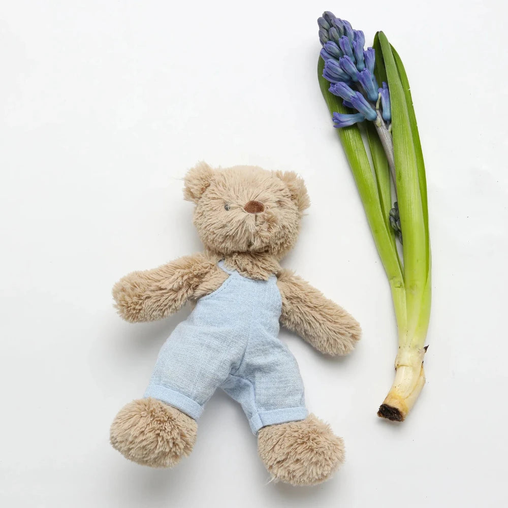 NANA HUCHY BABY HONEY BEAR BLUE OVERALLS