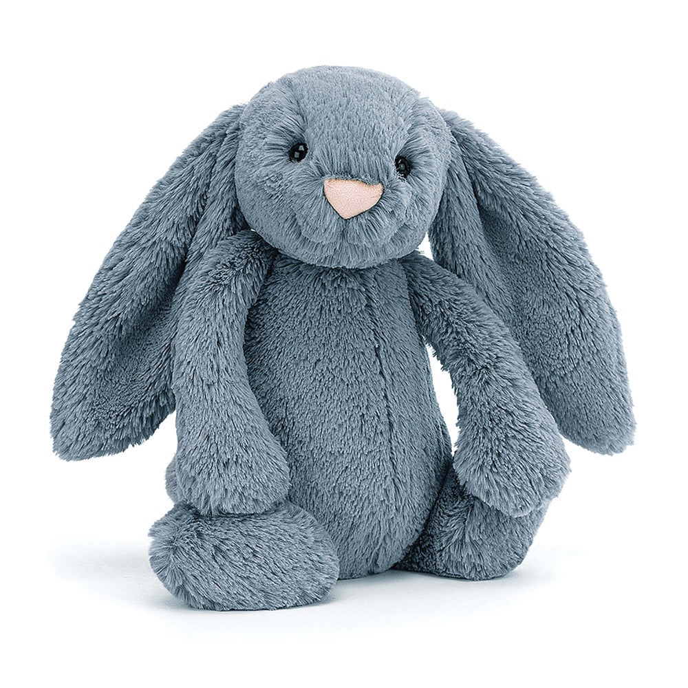 JELLYCAT BASHFUL DUSKY BLUE BUNNY MEDIUM