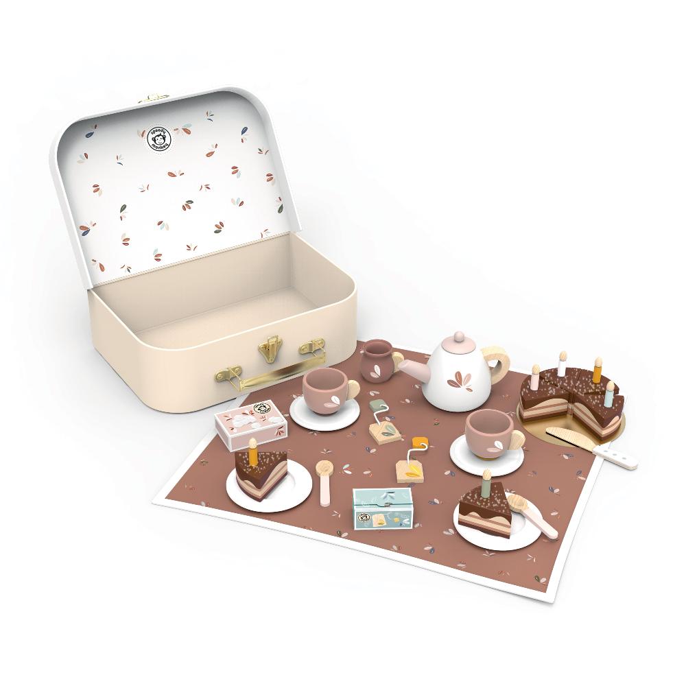 SPEEDY MONKEY BIRTHDAY TEA SET 18 PC