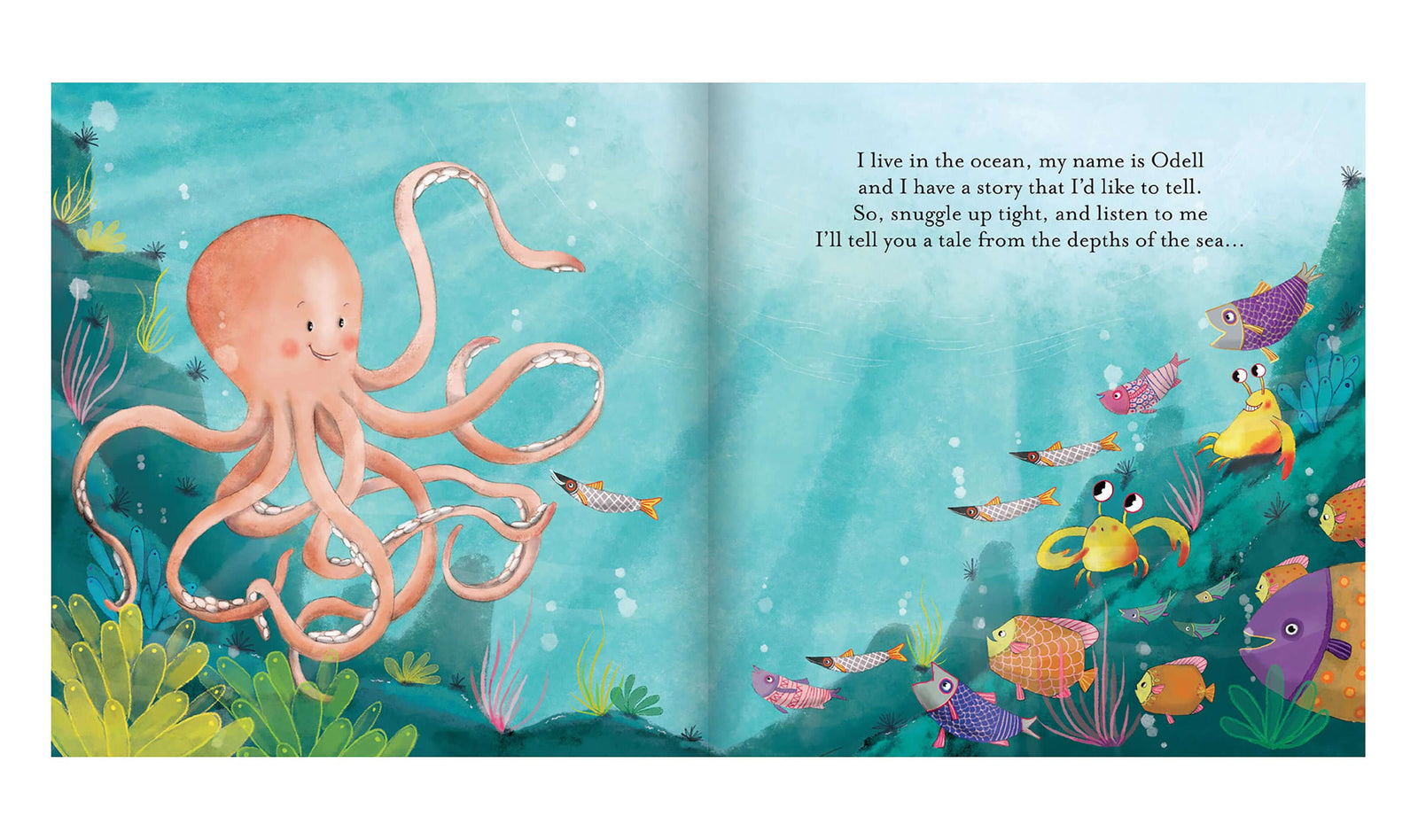 JELLYCAT ODELL THE FEARLESS OCTOPUS PICTURE BOOK