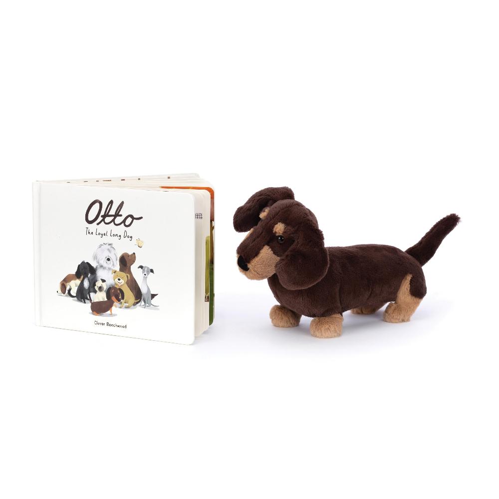 JELLYCAT OTTO THE LOYAL LONG DOG PICTURE BOOK