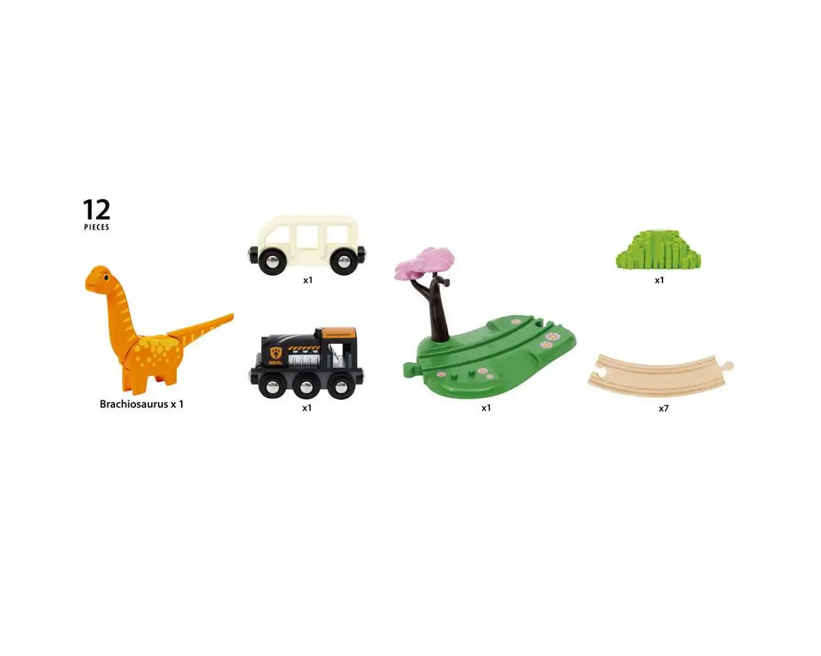 BRIO DINOSAUR CIRCLE SET 12PC