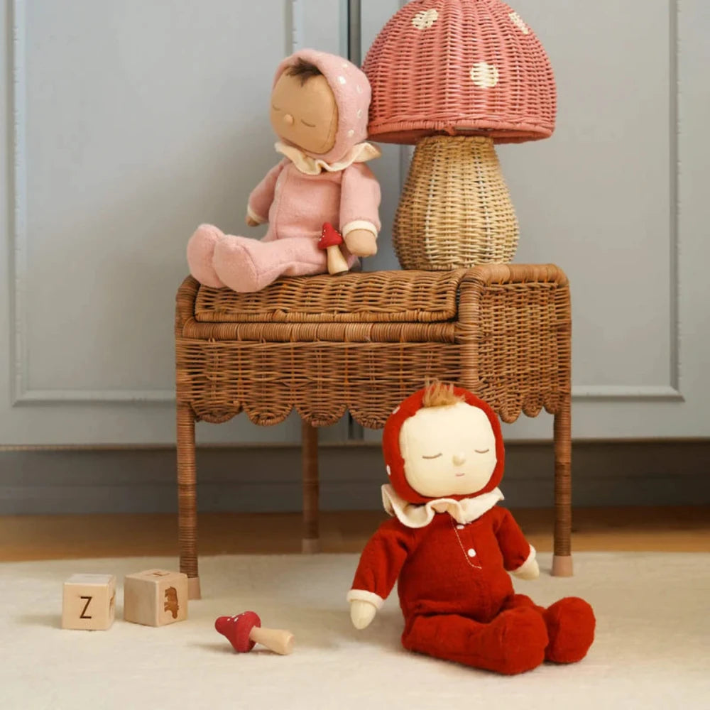 OLLIELLA DOZY DINKUM TOADSTOOL MOPPET RED