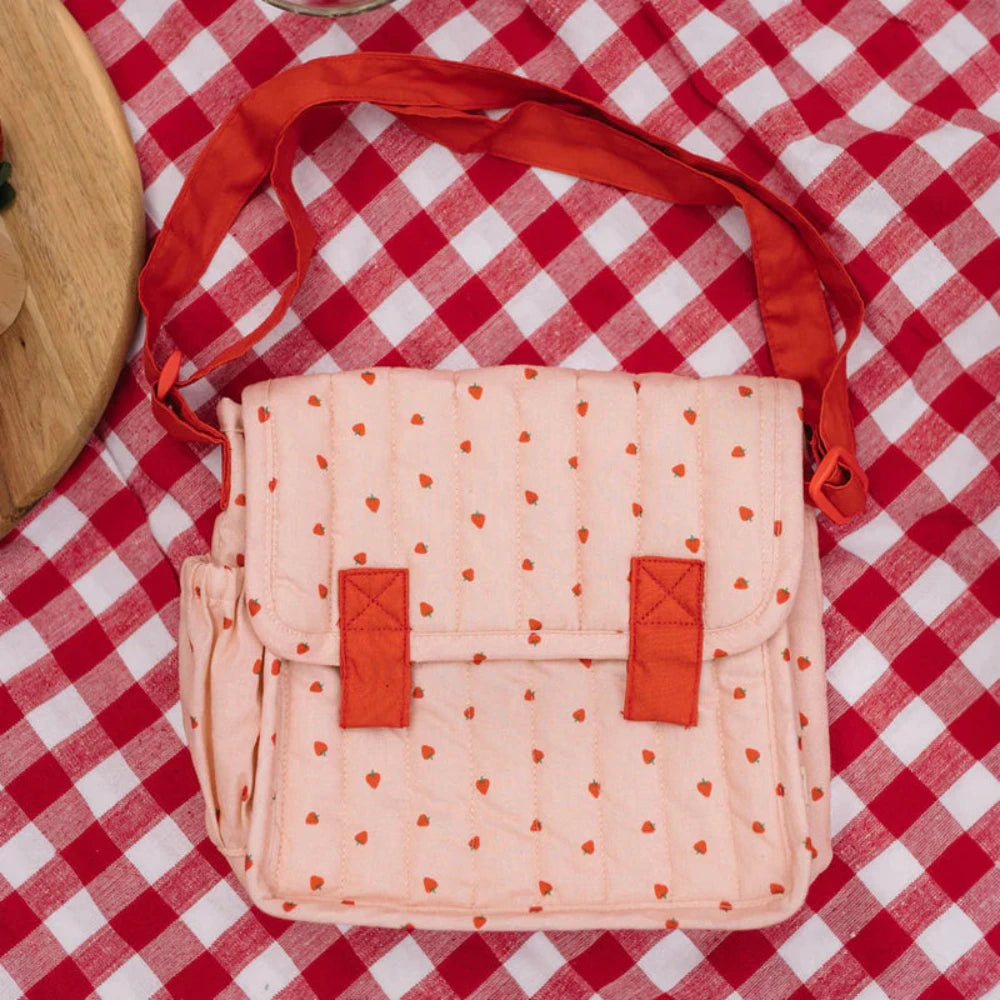 OLLIELLLA CARRIE CONVERTIBLE CHANGING BAG STRAWBERRY