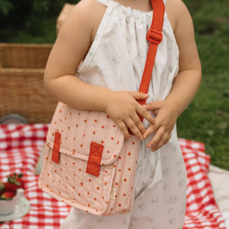 OLLIELLLA CARRIE CONVERTIBLE CHANGING BAG STRAWBERRY