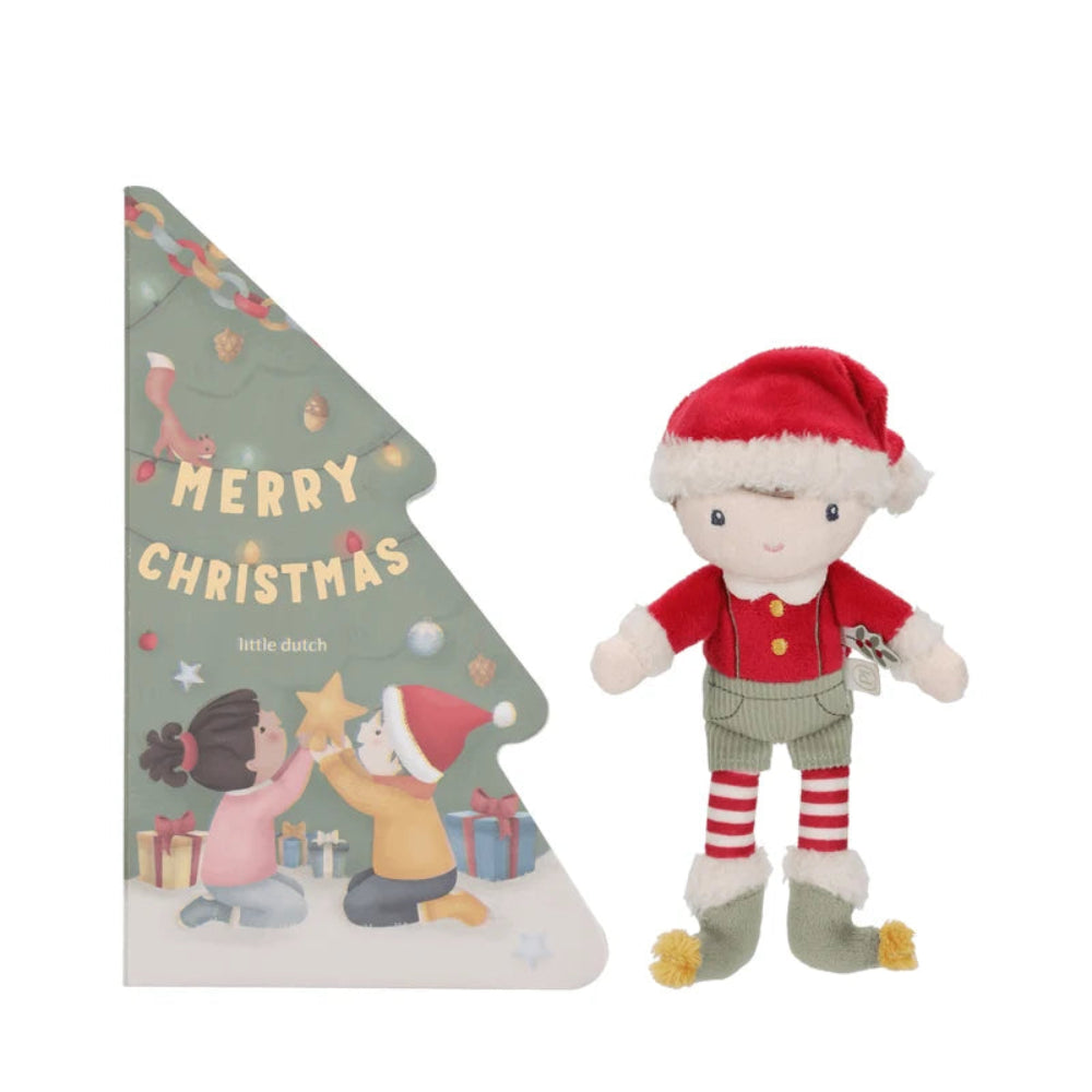 LITTLE DUTCH CHRISTMAS BOOK AND CUDDLE JIM