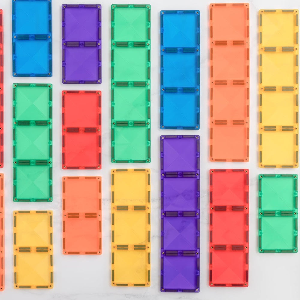 CONNETIX 18 PIECE RAINBOW RECTANGLE PACK