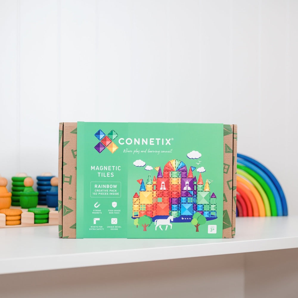 CONNETIX 102 PIECE RAINBOW CREATIVE PACK