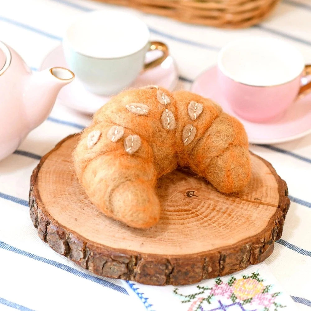 TARA TREASURES FELT ALMOND CROISSANT