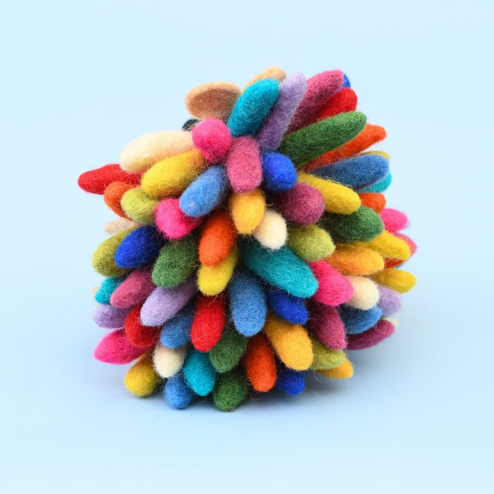 FELT RAINBOW HEDGEHOG