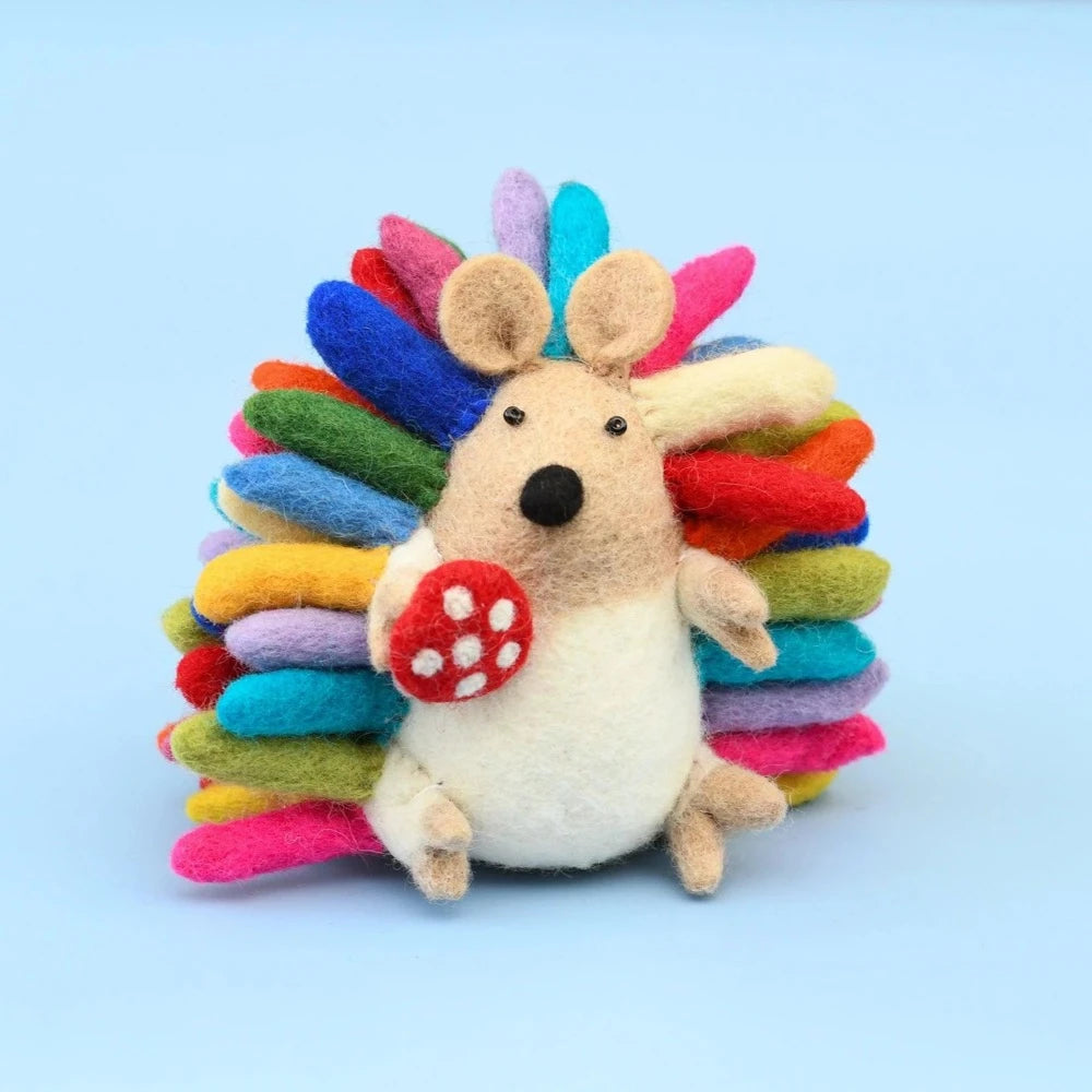 FELT RAINBOW HEDGEHOG