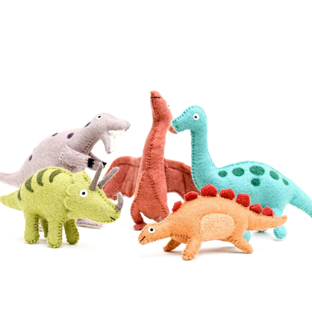 TARA TREASURES FELT DONOSAUR BRACHIOSAURUS