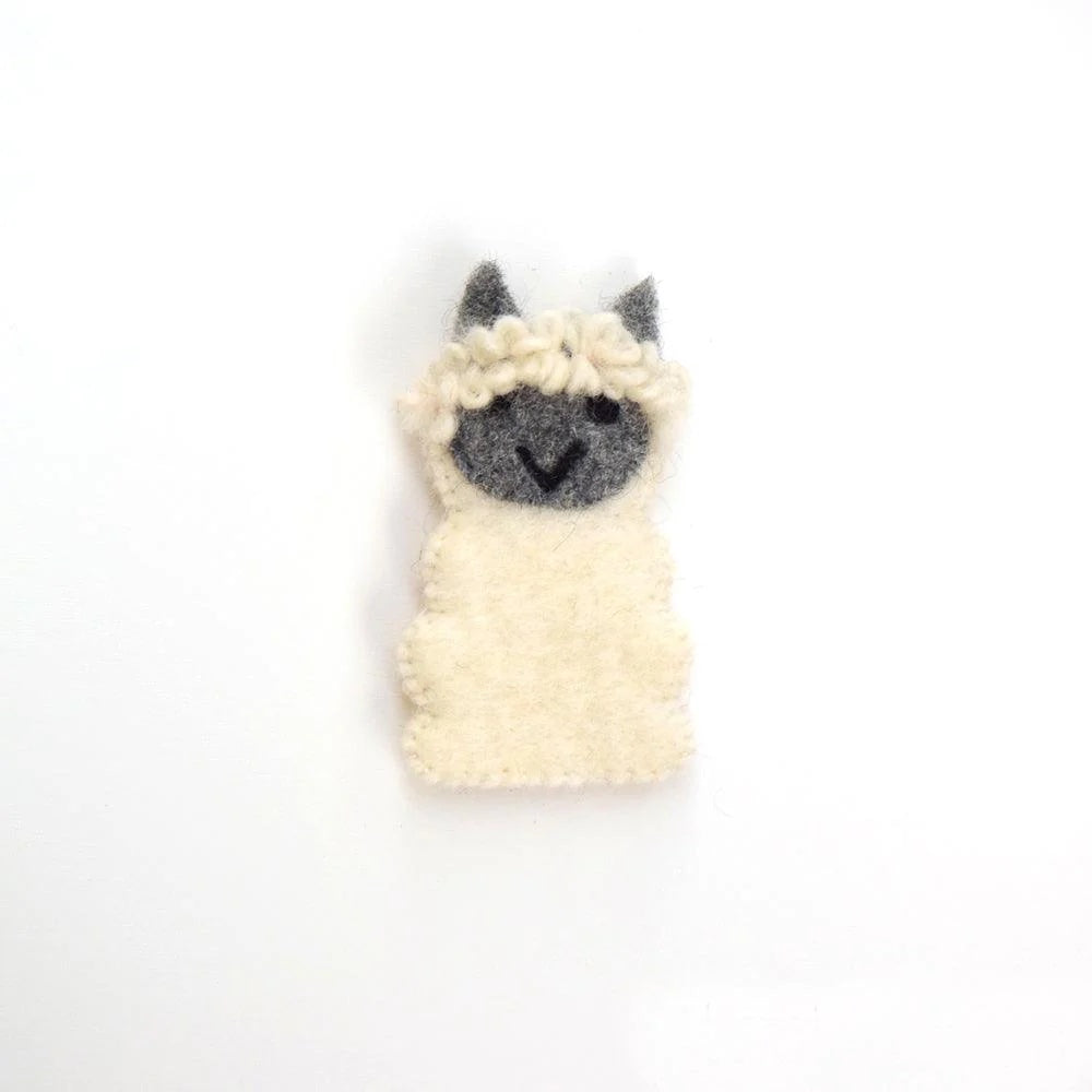 FELT FINGER PUPPET SHEEP