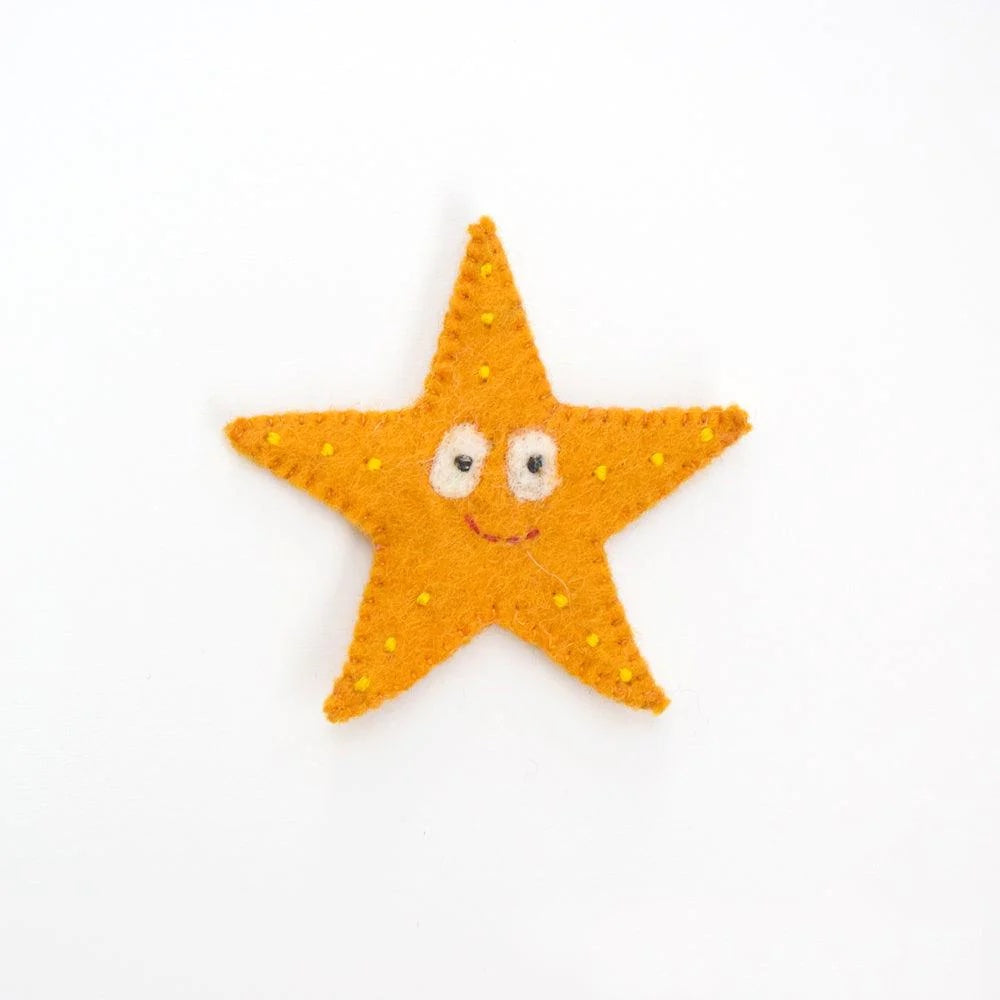 FELT FINGER PUPPETS STARFISH