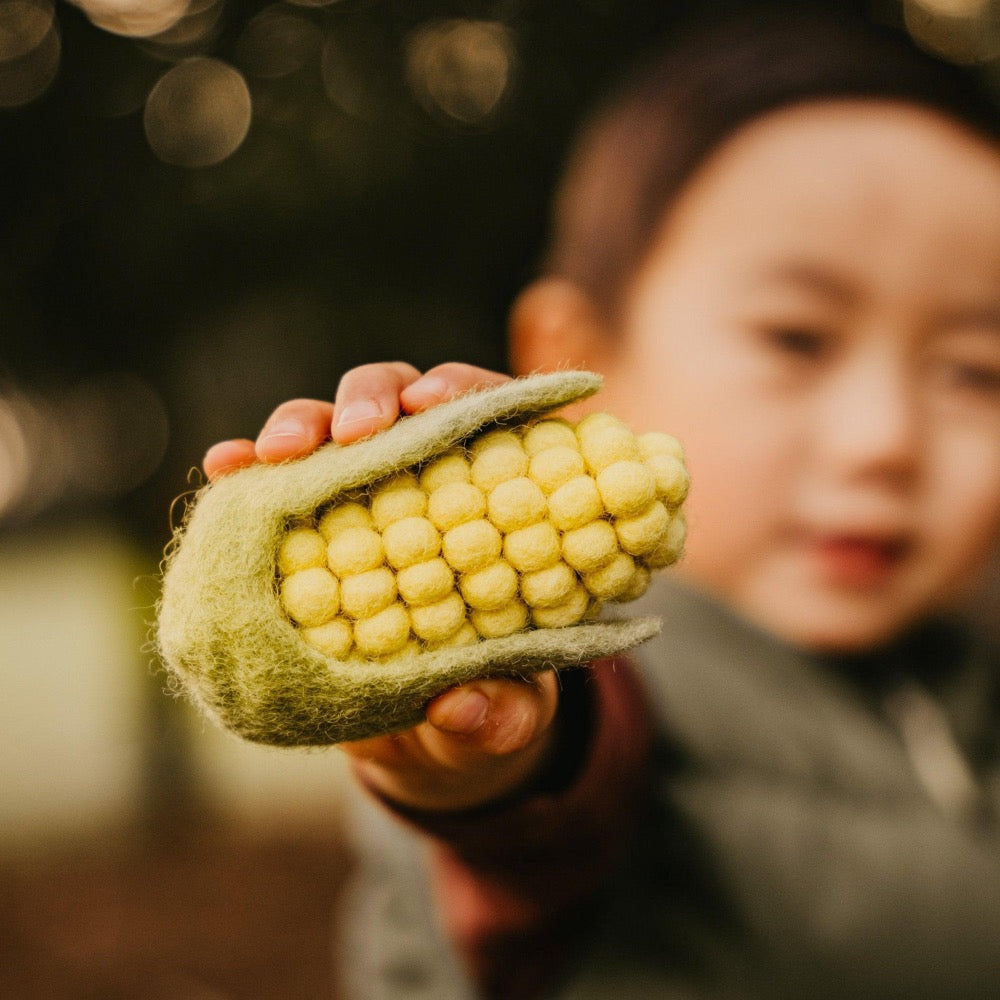 TARA TREASURES FELT CORN COB