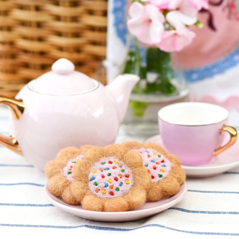 TARA TREASURES FELT 100S & 1000S BISCUITS SET OF 3