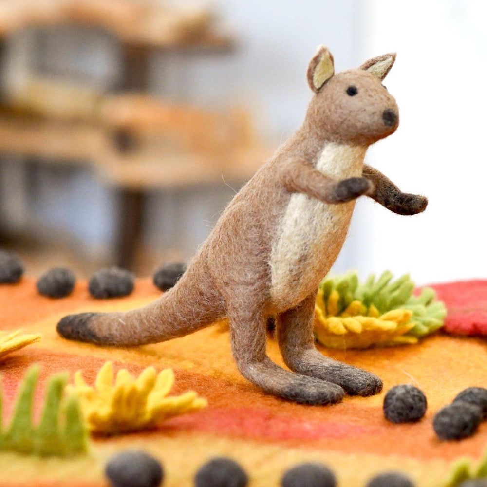 TARA TREASURES FELT KANGAROO TOY