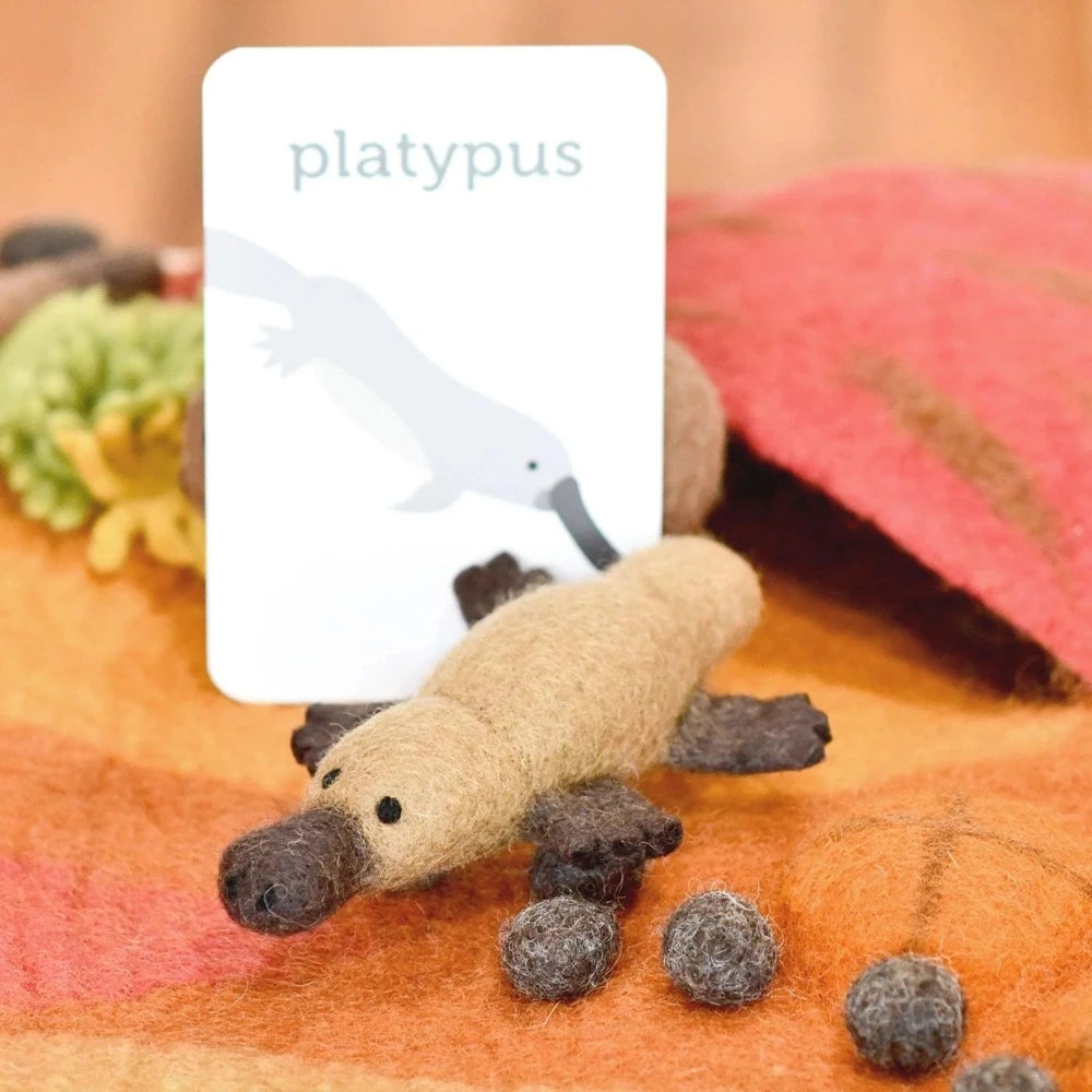 TARA TREASURES FELT PLATYPUS TOY